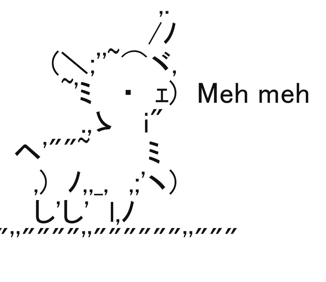 Goat ASCII Art